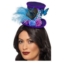 Mini kalap Mad Hatter lila