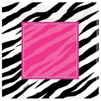 Tányér - Zebra (8db)