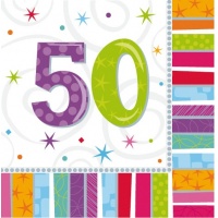 Születésnapi szalvéta - 50